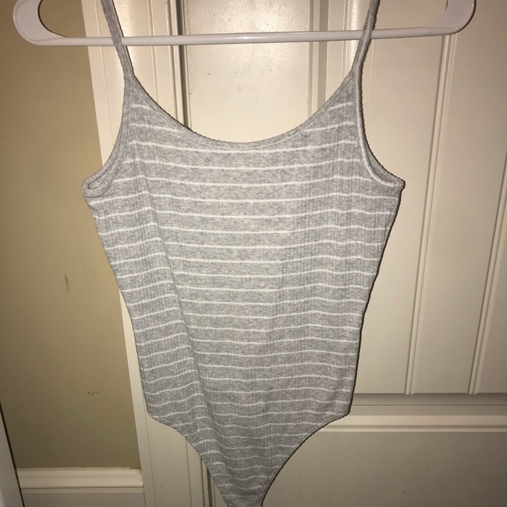 Striped bodysuit